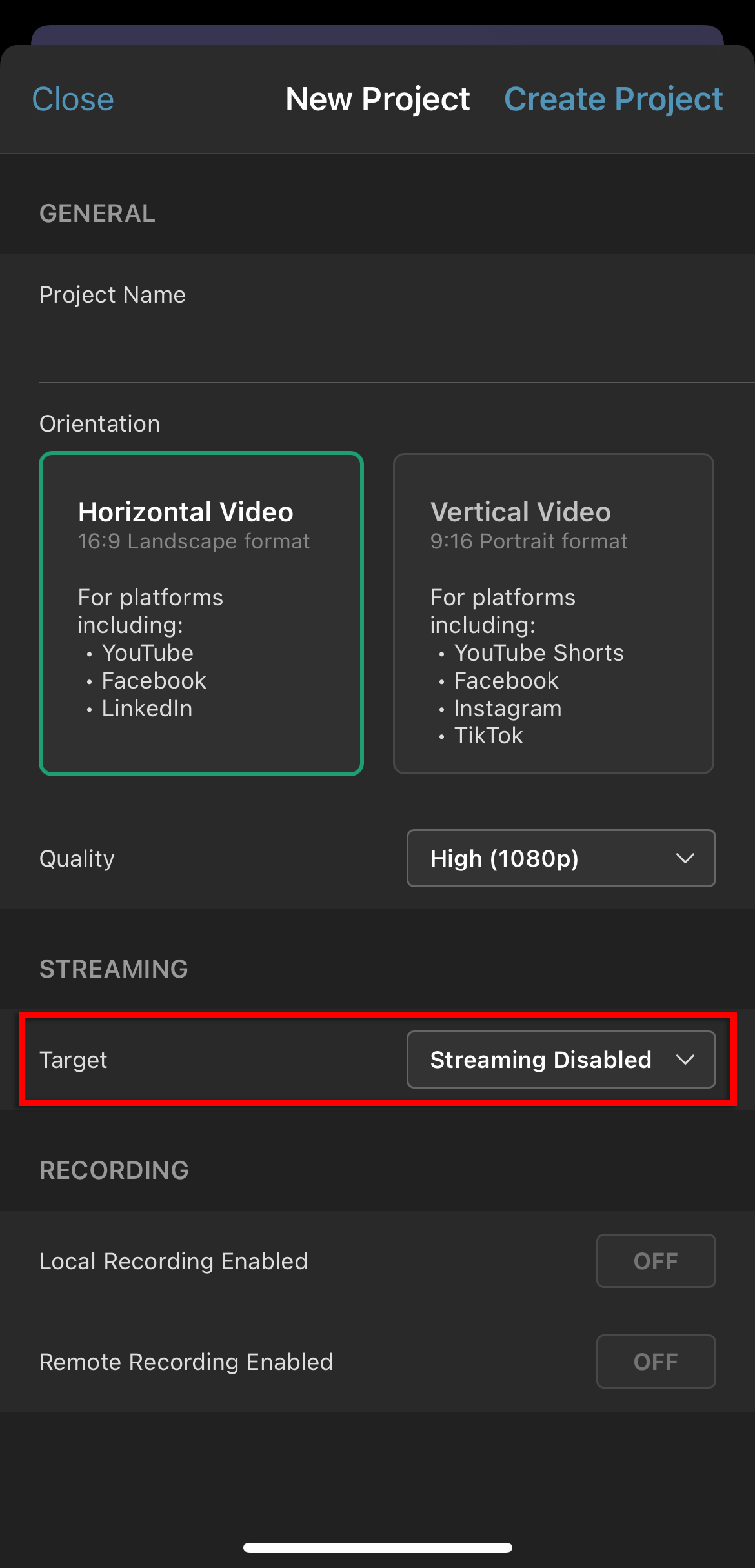 Local recording RECnGO